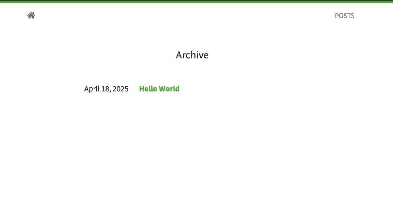 Hugo posts archive